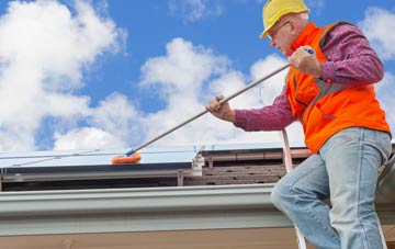 Eversley soft wash roof cleaning